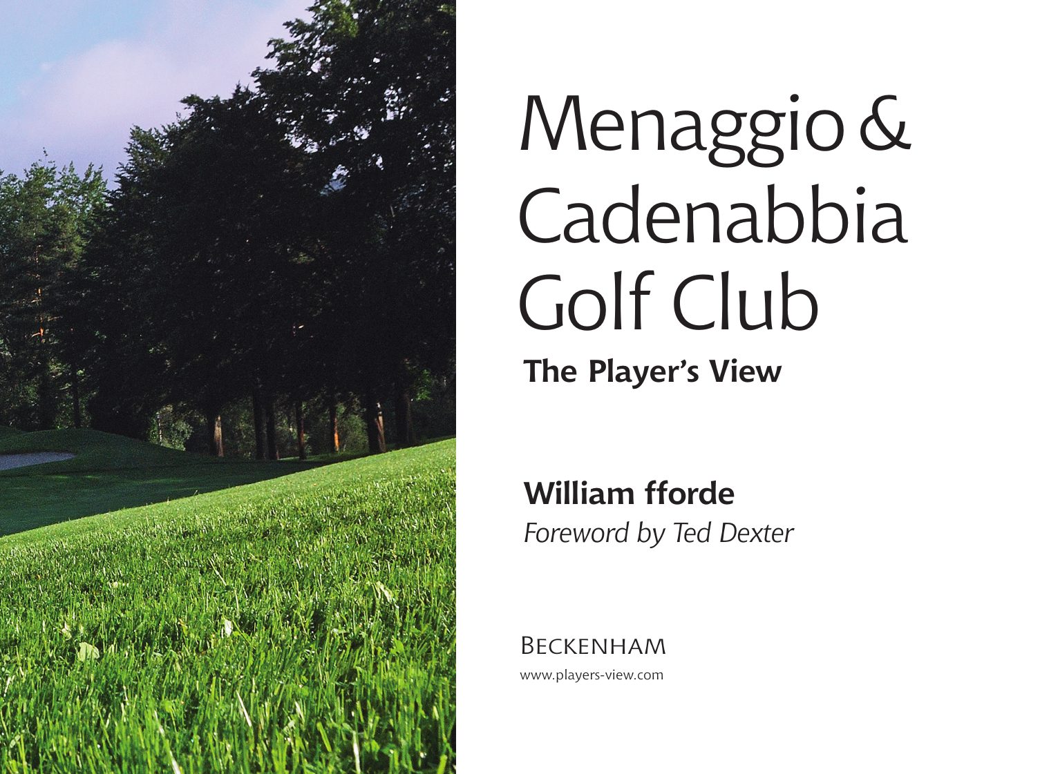 Menaggio & Cadenabbia Golf Club title page